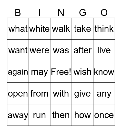 Averie's Bingo - Cards 2 & 3 Bingo Card