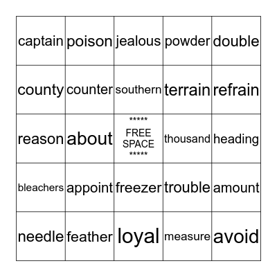 December 2nd - Alien BINGO Card