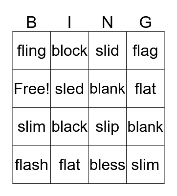 Blend Bingo 13A Bingo Card
