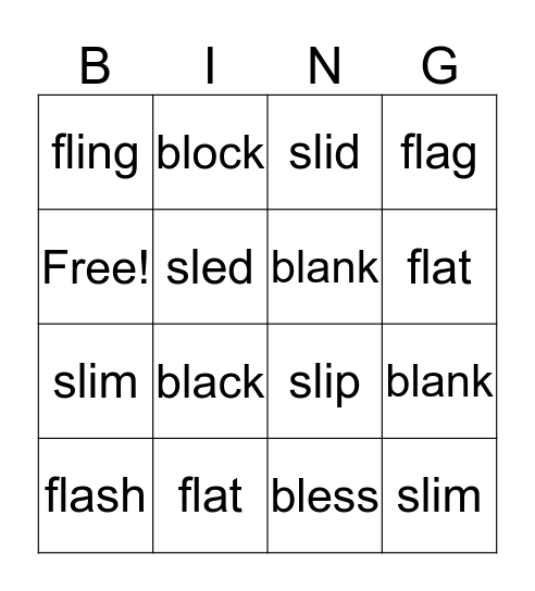 Blend Bingo 13A Bingo Card