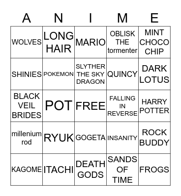 LAWLIET Bingo Card