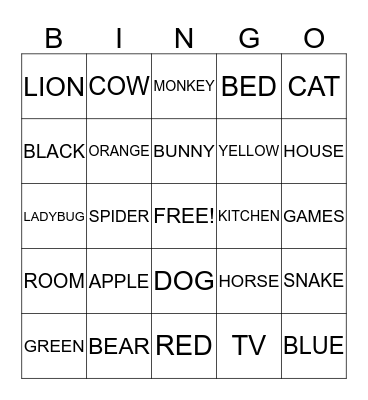 PEYTON AND JAYDENS BINGO BOARD Bingo Card
