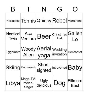 CI Funnish Offsite Bingo Card