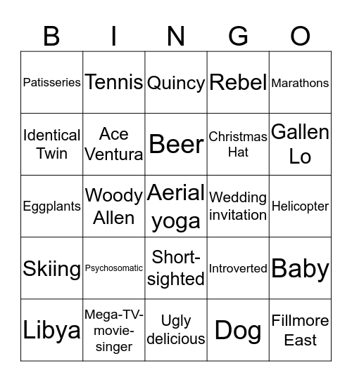 CI Funnish Offsite Bingo Card