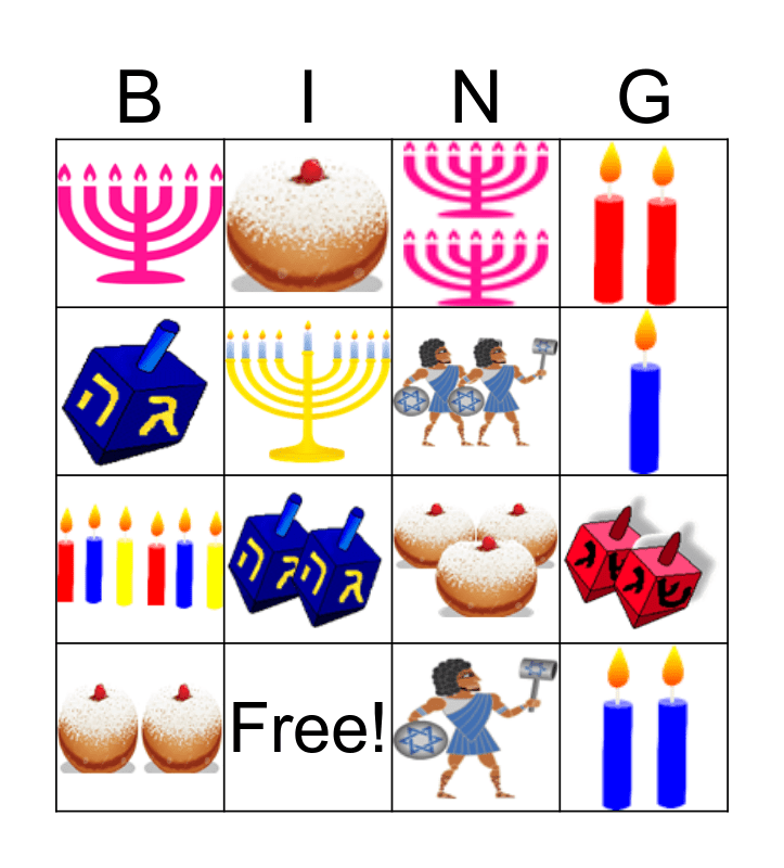 Hanukkah Bingo Cards Free Printable Printable Templates