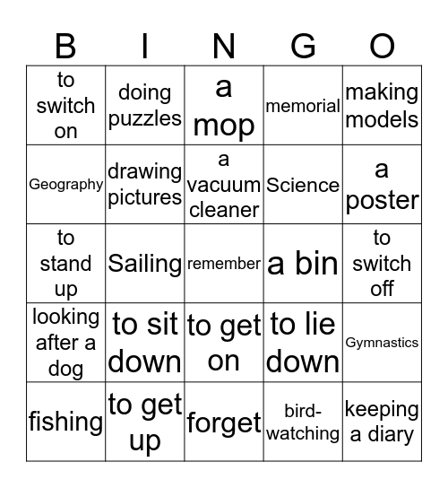 Bingo-tastic Bingo Card