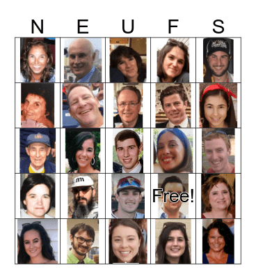 Neufeldt Family BINGO Card