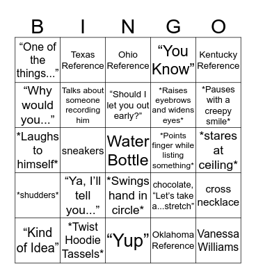 PauLingo Bingo Card