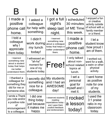 HED in DECEMBER Bingo Card