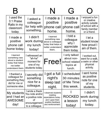 HED in DECEMBER Bingo Card
