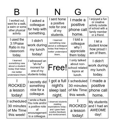 HED in DECEMBER Bingo Card