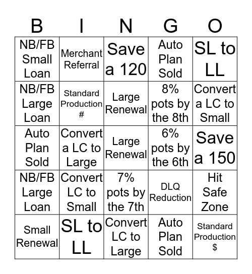 SC1 Christmas Bingo Card