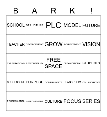 Aligning Policies, Practices, and Procedures With the Learning Mission Bingo Card