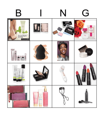 LOTERIA MARY KAY Bingo Card