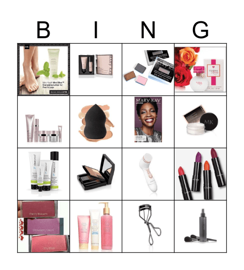 LOTERIA MARY KAY Bingo Card