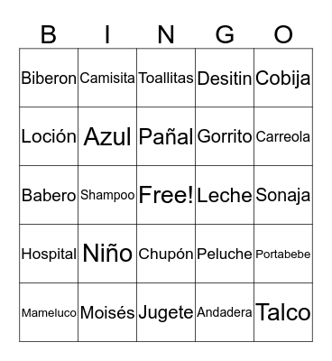 Bingo de Miguel Bingo Card