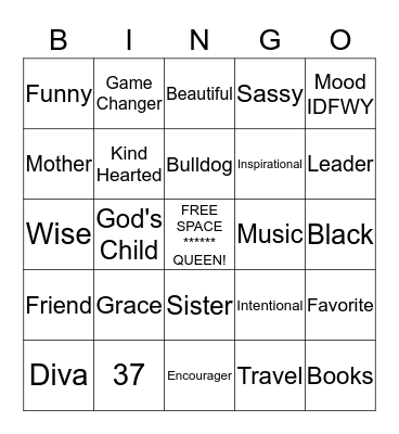 Good Vibes Only  Bingo Card