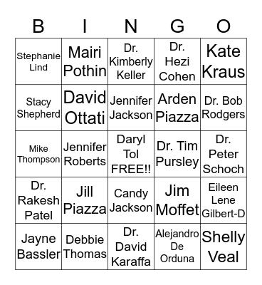 AHPN BINGO  Bingo Card