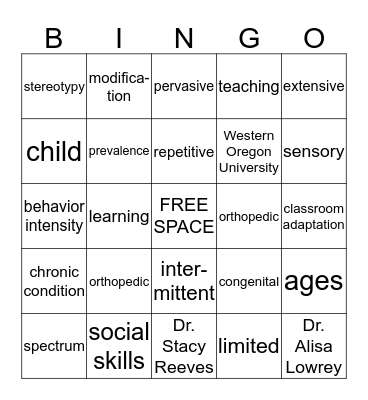 Day 7 Bingo Card