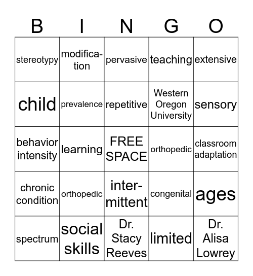 Day 7 Bingo Card