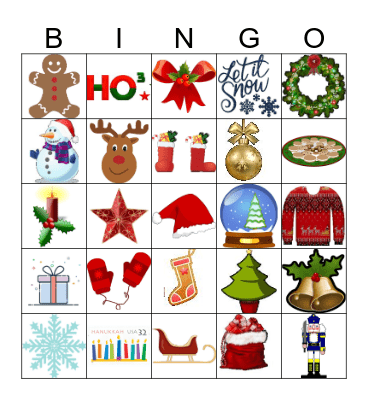 Holiday Bingo Card