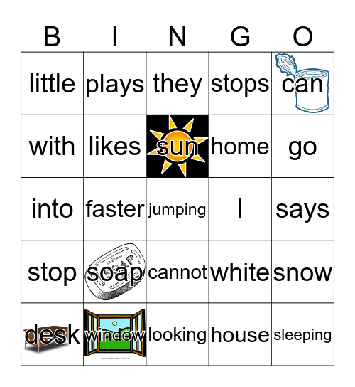 Wordlist 12 Bingo Card