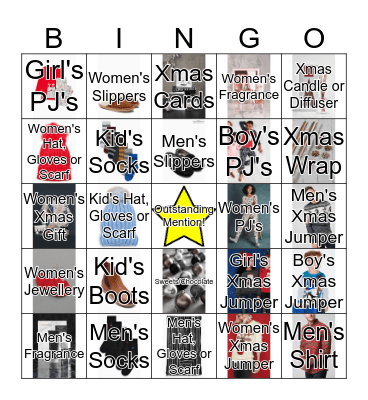 763 Christmas Bingo! Bingo Card