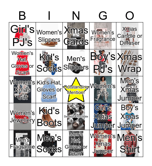 763 Christmas Bingo! Bingo Card