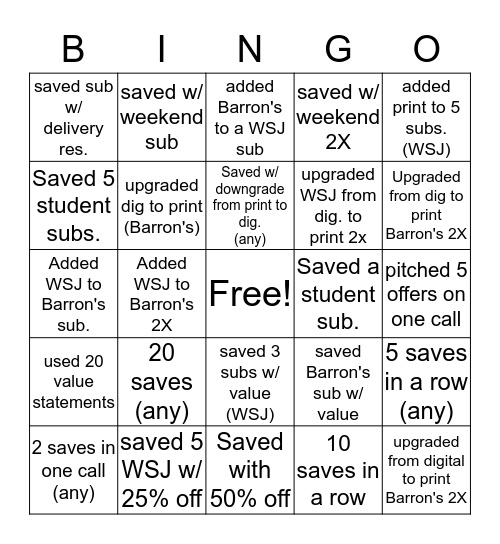 Difficulty: Hard Bingo Card