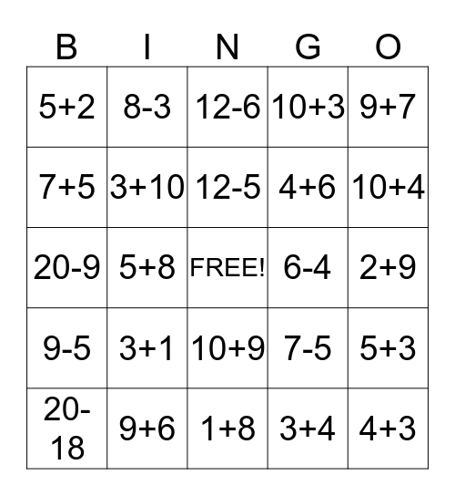 Factwise Bingo Card