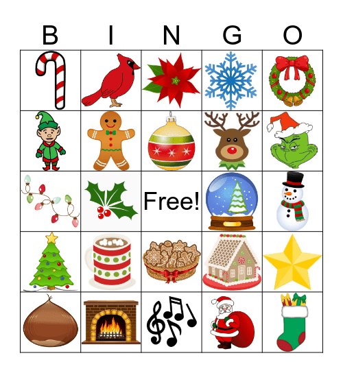 Christmas Bingo Card