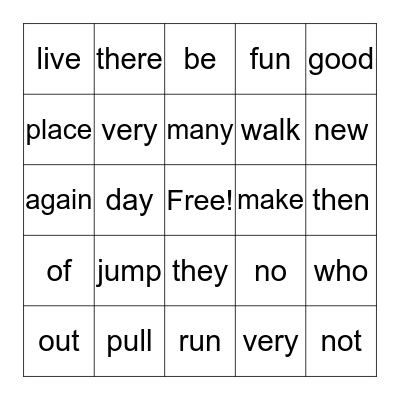Unit 1, 2 and 3 week 1 Bingo Card