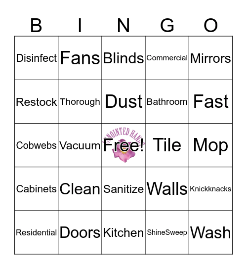 Annointed Hands BINGO  Bingo Card