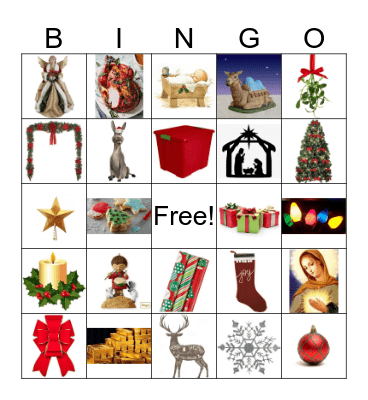 Tribe of Grace, "O Holy Night Bingo" Bingo Card