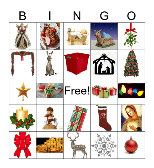 Tribe of Grace, "O Holy Night Bingo" Bingo Card