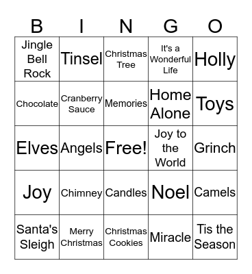 Parmele Bingo Card
