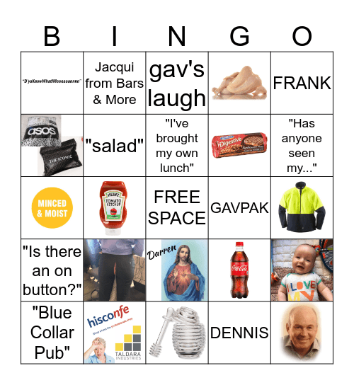 HOST GETS LIT 2018 Bingo Card