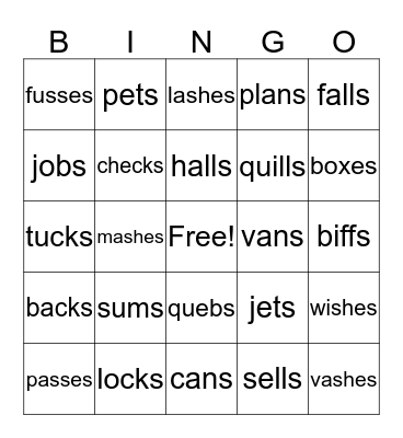 1.6 Bingo Card