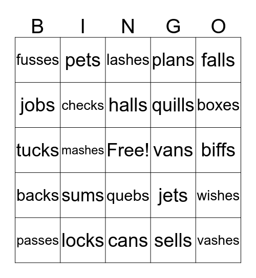 1.6 Bingo Card