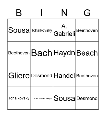 UIL 2018-2019 Bingo Card