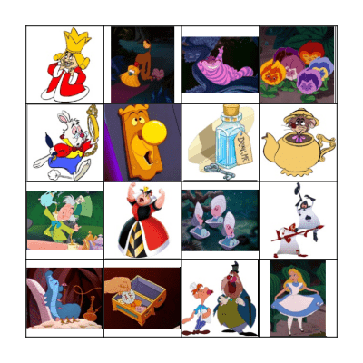 One-Derland Bingo Card