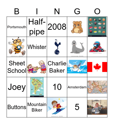 Charlie is 10! Bingo Card