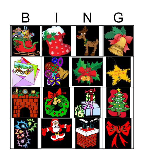 CHRISTMAS Bingo Card