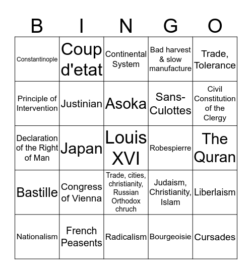 Midterm Exam Bingo UNO! Bingo Card