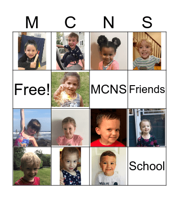 Classmate Bingo Card