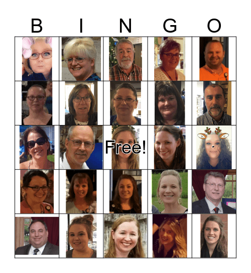 BSJCC Christmas Bingo Card