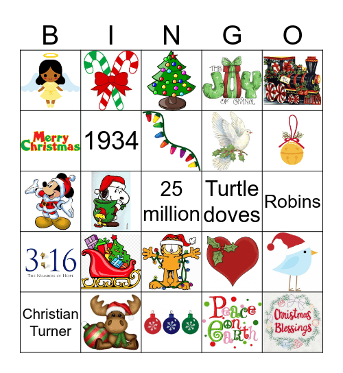 Christ is Christmas  Bingo Card