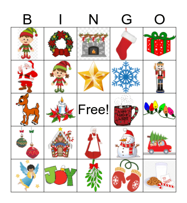 Christmas Bingo Card