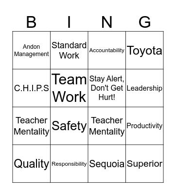 SMC West Blue Final BINGO Card