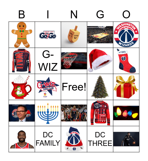 Happy Holidays! Bingo Card